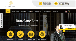 Desktop Screenshot of bartolonelaw.com