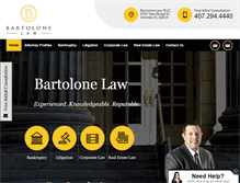 Tablet Screenshot of bartolonelaw.com